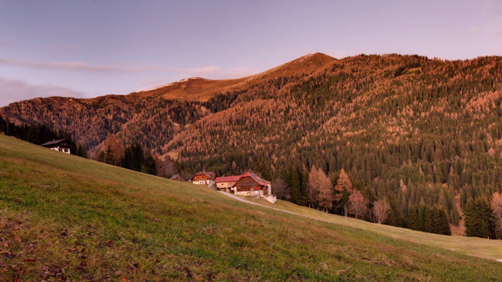 Hofstelle im Herbst